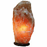 Electric salt lamp made of Himalayan salt 18 to 24 kg on a base