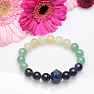 Author's bracelet made of semi-precious stones in blue-green tone with lapis lazuli RB Design 149