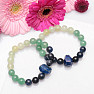 Author's bracelet made of semi-precious stones in blue-green tone with lapis lazuli RB Design 149