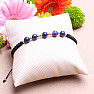 Lapis lazuli fashion bracelet with Shamballa clasp