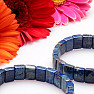 Lapis Lazuli cut bracelet extra plate