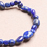 Lapis lazuli bracelet from oval stones A quality