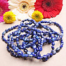 Lapis lazuli bracelet from oval stones A quality