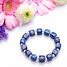 Lapis lazuli cut and seed beads bracelet RB Design 139