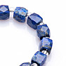 Lapis lazuli cut and seed beads bracelet RB Design 139