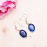 Lapis Lazuli oval earrings