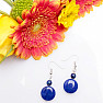 Lapis Lazuli flat earrings