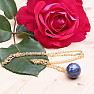 Lapis Lazuli pendant ball with chain