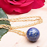 Lapis Lazuli pendant ball with chain