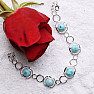 Larimar bracelet silver LD 03 Ag 925