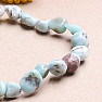 Larimar bracelet made of oval stones