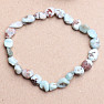 Larimar bracelet made of oval stones