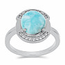 Larimar ring silver Ag 925 VR056013