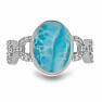 Larimar ring silver Ag 925 VR056016