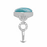 Larimar ring silver Ag 925 VR056016