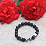 Lava stone and hematite men's bracelet RB Design 28