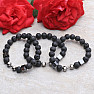 Lava stone and hematite men's bracelet RB Design 28