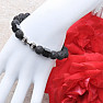 Lava stone and hematite men's bracelet RB Design 28