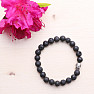 Buddha head lava stone bracelet