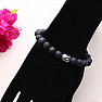 Buddha head lava stone bracelet