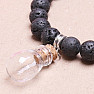 Lava stone bracelet with a bottle