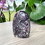 Lepidolite polished freeform Madagascar 1