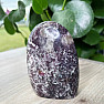 Lepidolite polished freeform Madagascar 1