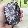 Lepidolite polished freeform Madagascar 1