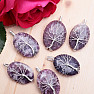 Lepidolite pendant with Tree of Life