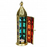 Metal lantern for tea lights 7 chakras