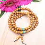 Japa Mala necklace sandalwood with dorje