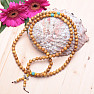 Japa Mala necklace sandalwood with dorje