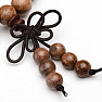 Japa Mala necklace made of exotic wood beads