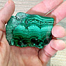 Malachite polished slice 14