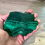 Malachite polished slice 15