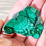 Malachite polished slice 18