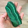 Malachite polished slice 19