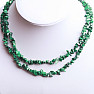 Malachite necklace chopped