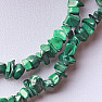 Malachite necklace chopped