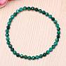 Malachite bracelet AA quality cut beads extra