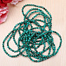 Malachite bracelet AA quality cut beads extra