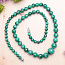 Malachite exclusive beaded necklace