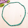 Malachite exclusive beaded necklace