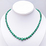 Malachite exclusive beaded necklace