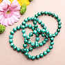 Malachite bead bracelet extra AA quality 10 mm