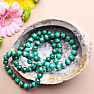 Malachite bead bracelet extra AA quality 10 mm