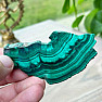 Malachite polished slice 11