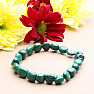 Malachite bracelet made of ovals extra A quality