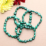 Malachite bracelet made of ovals extra A quality