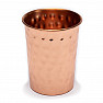 Copper cup 250 ml decorated with dimples